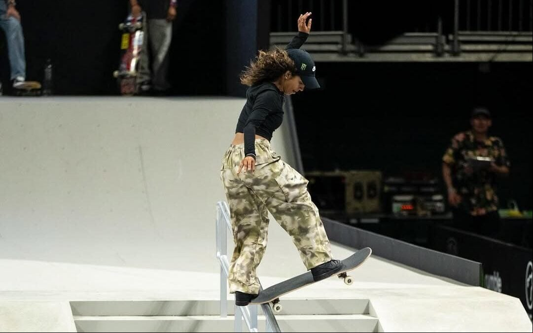 Rayssa Leal estreia nas quartas de final (Foto: Reprodução/SLS)