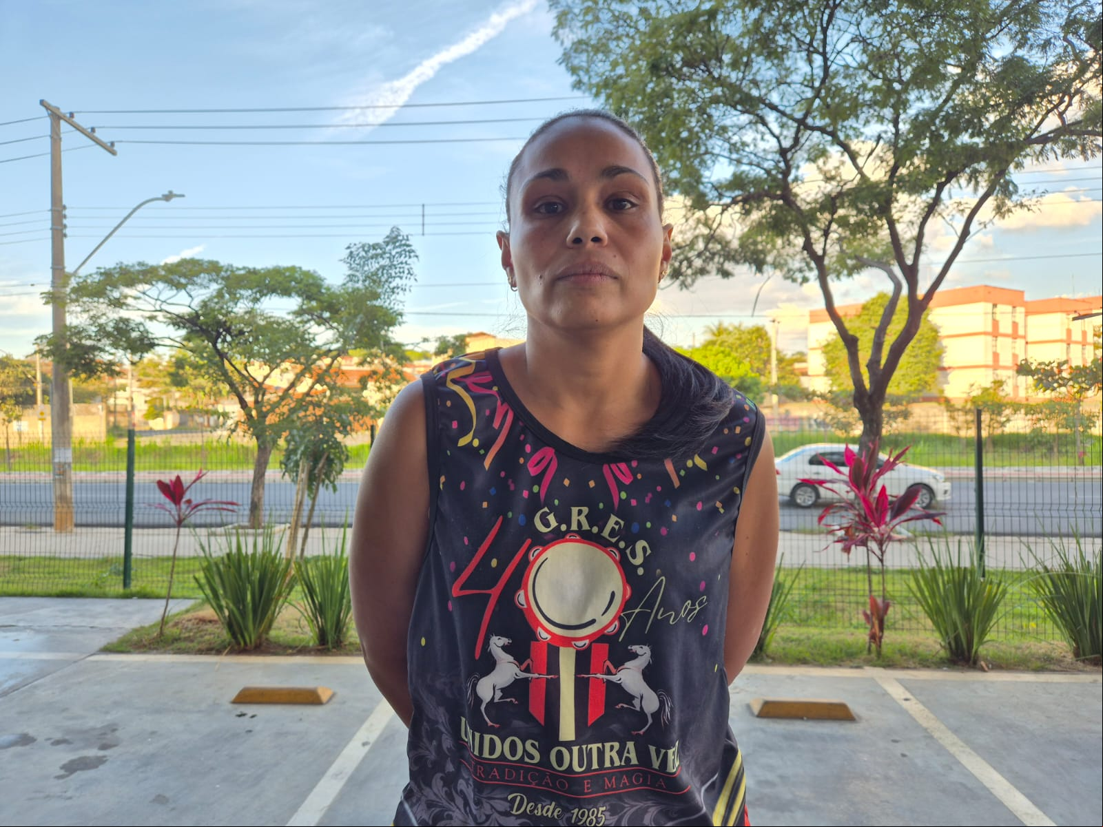 Cássia Conceição Barbosa do Carmo é mãe da adolescente que teria sido vítima de racismo