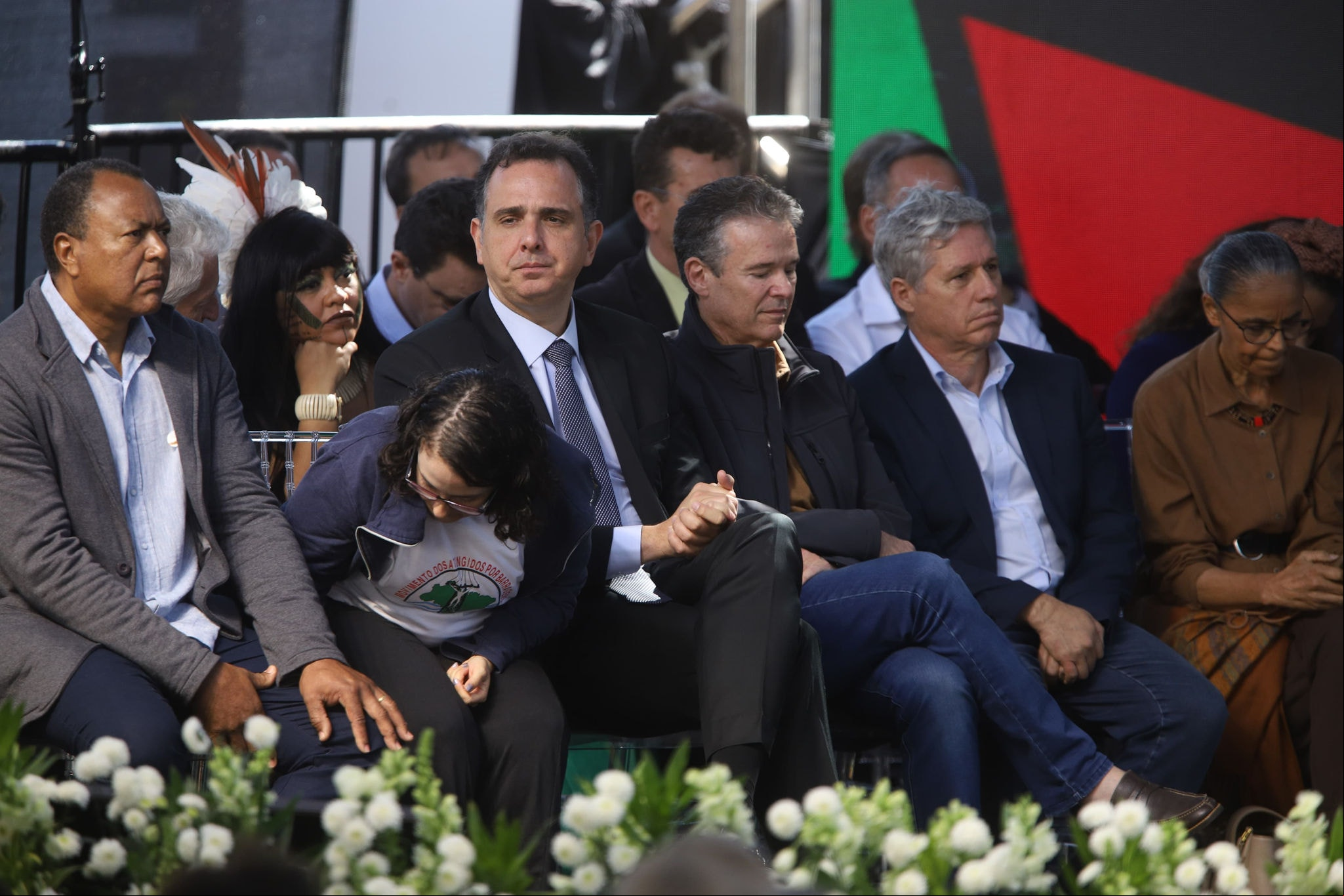 Senador Rodrigo Pacheco (PSD) participa de evento do governo federal em Mariana